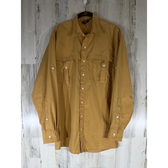 Bills Khakis Button Up Size XL Lot of 2 Olive Gold Ripstop Casual Outdoors READ - Picture 2 of 16